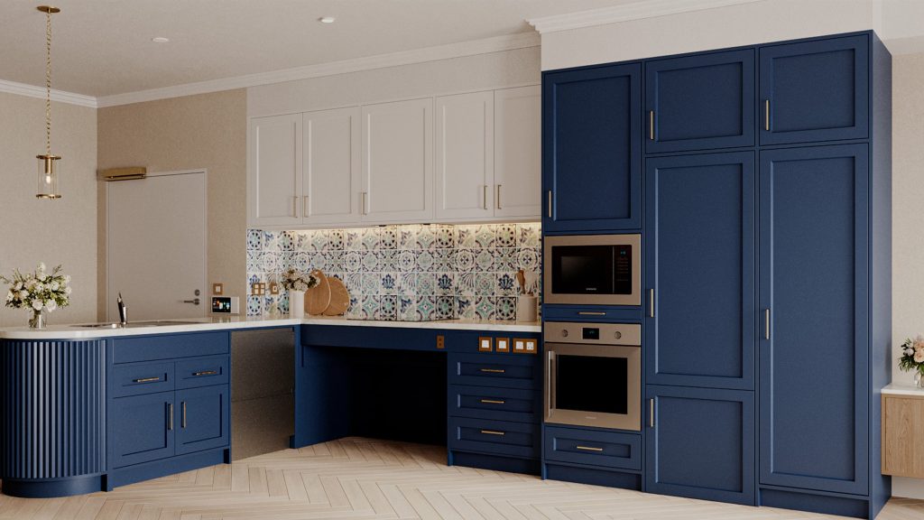 The GRACES — living and dining render