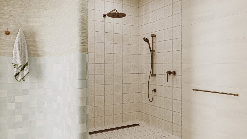 HESTIA — accessible bathroom and shower render