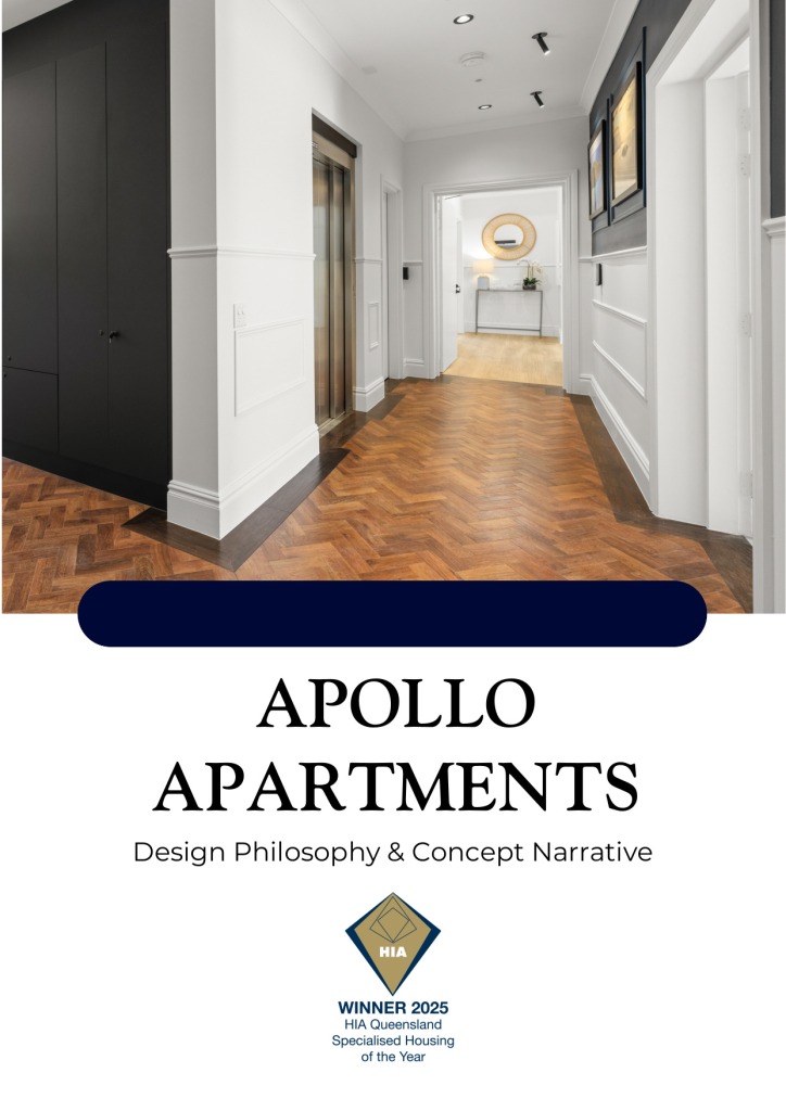 Apollo Apartments brochure cover